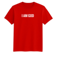 I Am God Oversized T-Shirt – Red