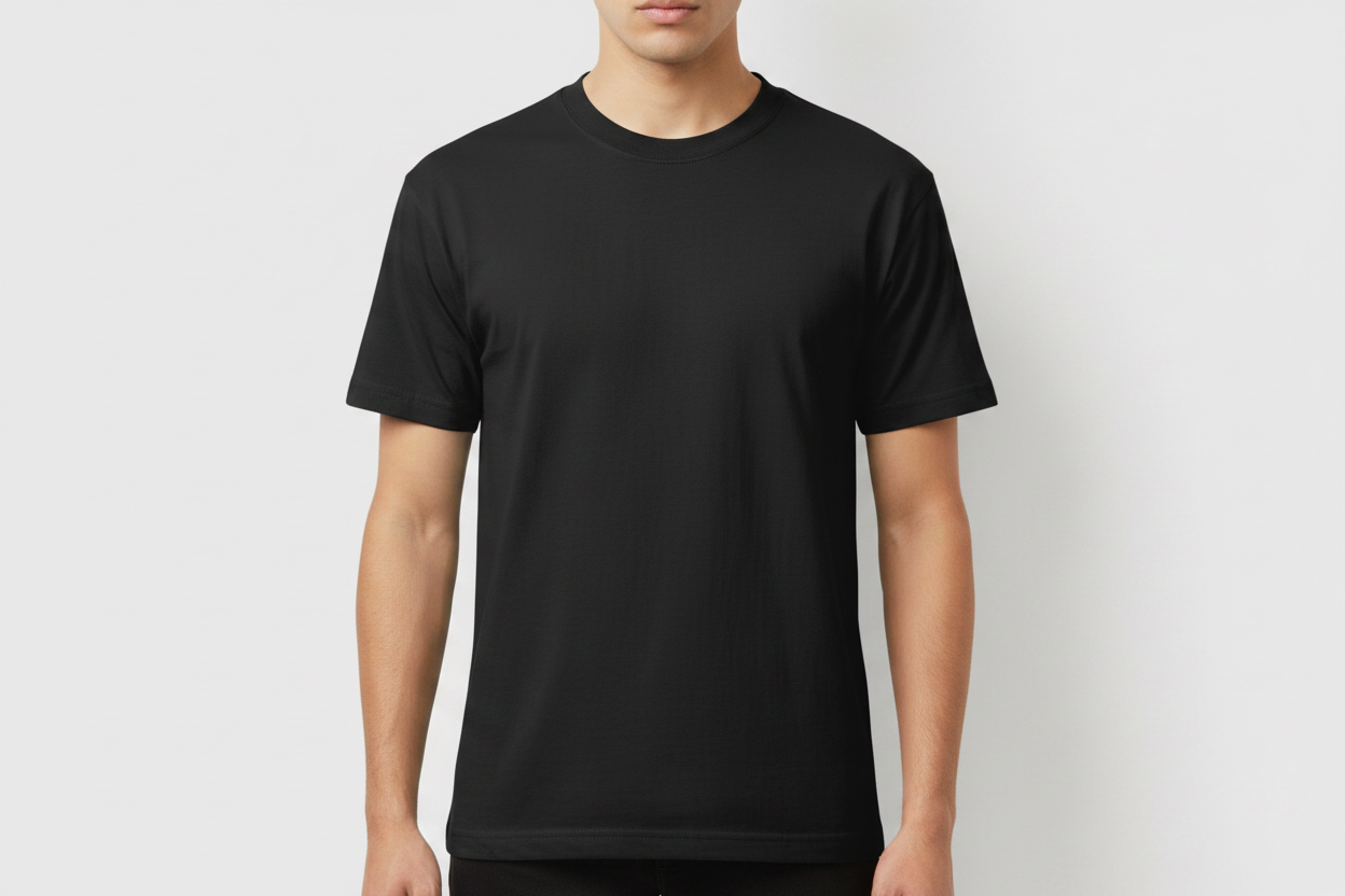 200 GSM Bio-Washed T-Shirt