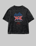 RCB Bold Tour Graphic Acid Wash Unisex T-Shirt