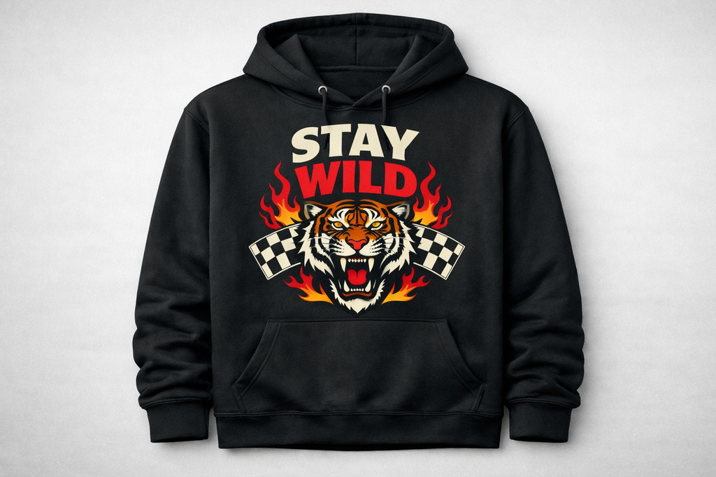 Stay Wild Tiger Hoodie