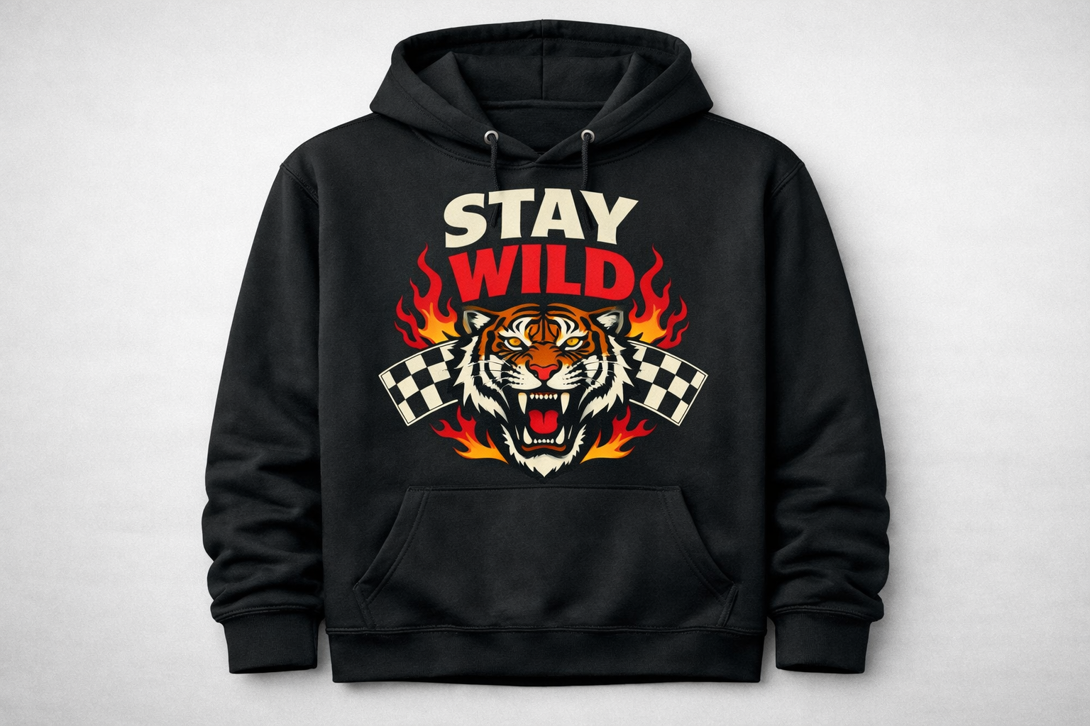 Stay Wild Tiger Hoodie