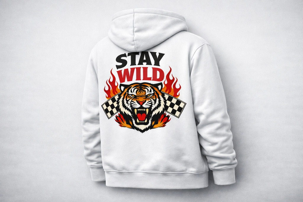 Stay Wild Tiger Hoodie