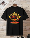 RCB Royal Challengers Bangalore Bio-Washed T-Shirt – Black