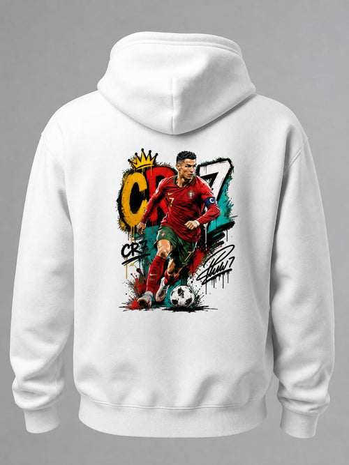 CR7 Graffiti Oversized Hoodie