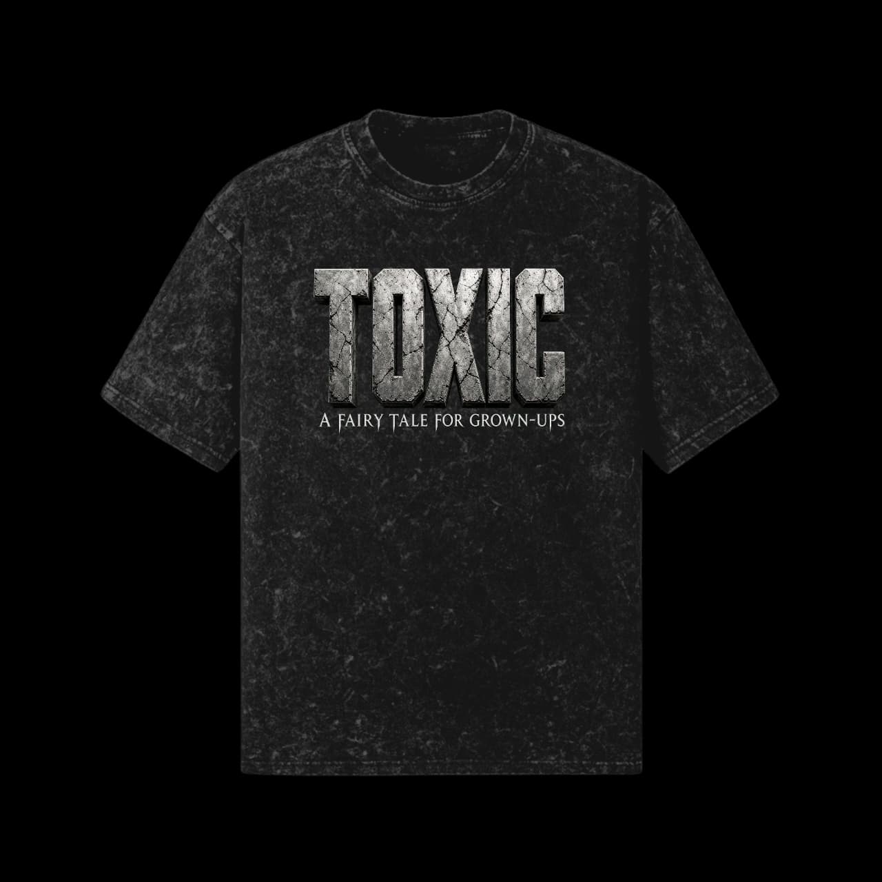 Toxic — A Fairy Tale for Grown-Ups Oversized Acid Wash Tee