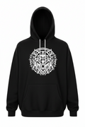 Geometric Wolf & Astronaut Space Design Hoodie