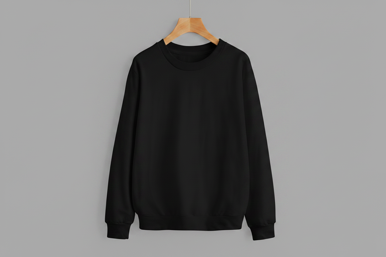 Black Sweatshirt - Side
