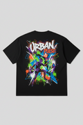 Urban Pulse Design on Oversized T-shirt
