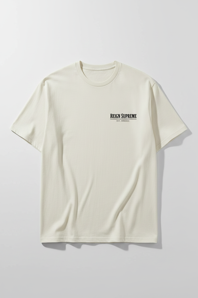 Tiger King Cream Tee Front