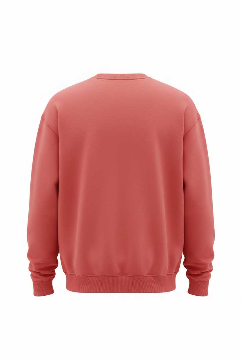 Sweatshirt — RED | "Wild Soul" Typography + Phoenix